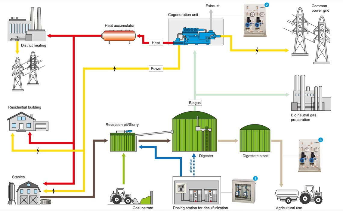 Scheme Process Biogas